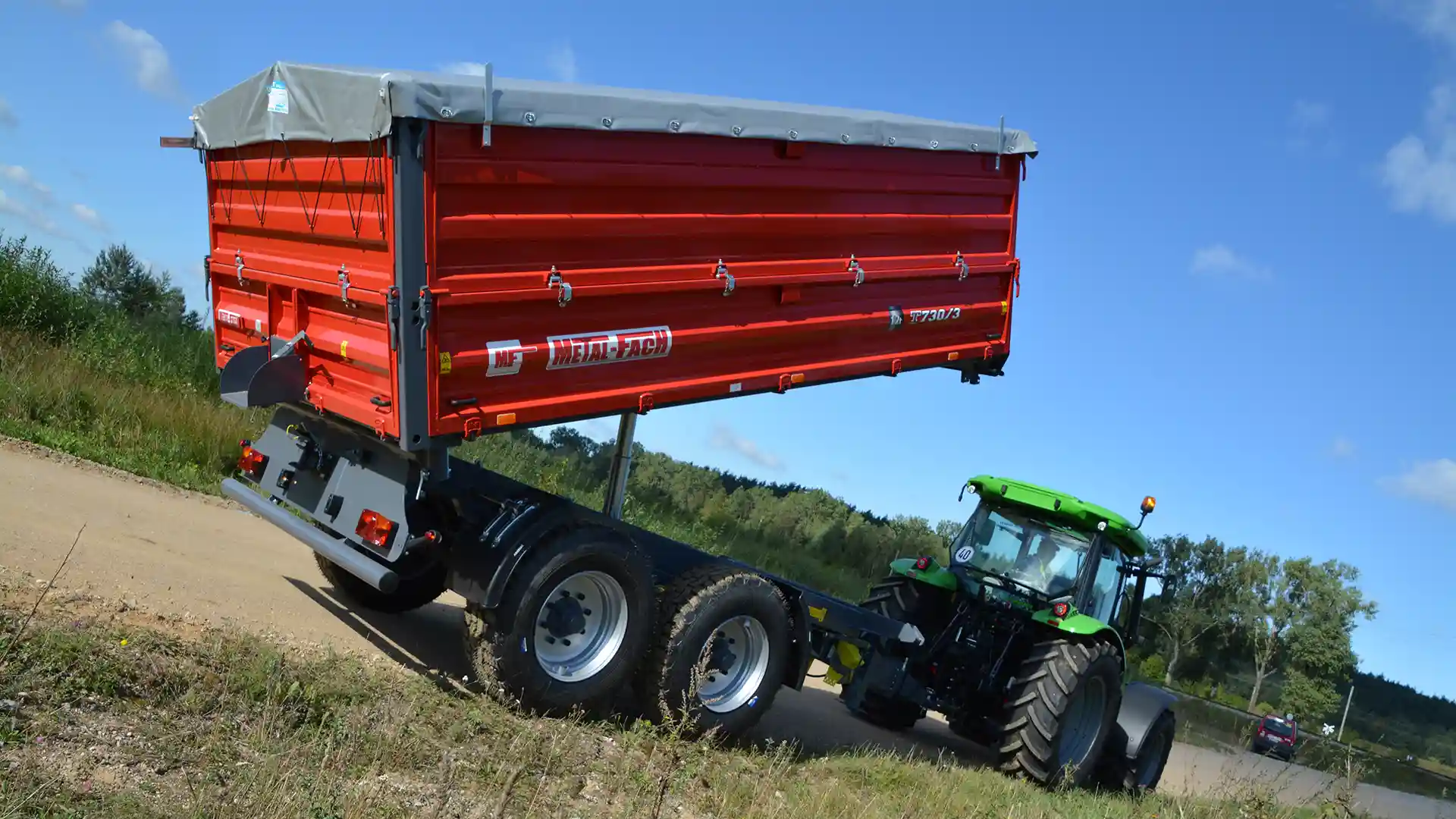 Puspriekabė METAL - FACH T730 - Image 4