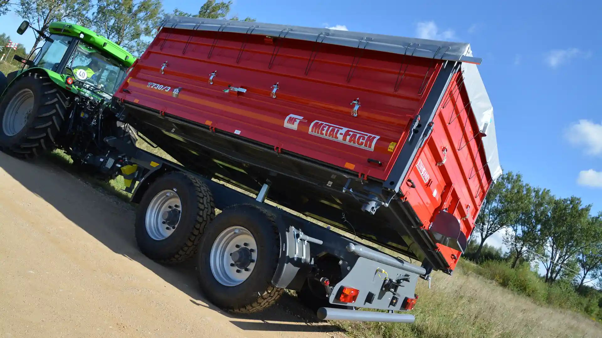 Puspriekabė METAL - FACH T730 - Image 3