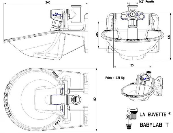 Mokomoji ketaus girdykla BABYLAB T - Image 3