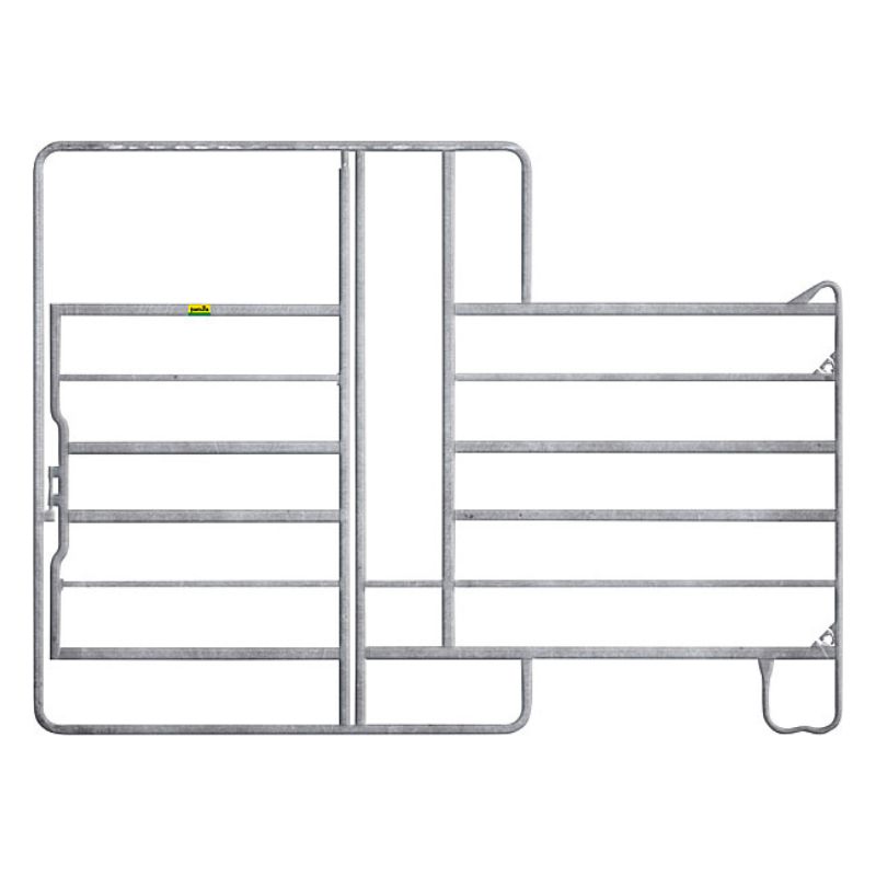 Pertvara žirgams su varteliais ir šėrimo anga